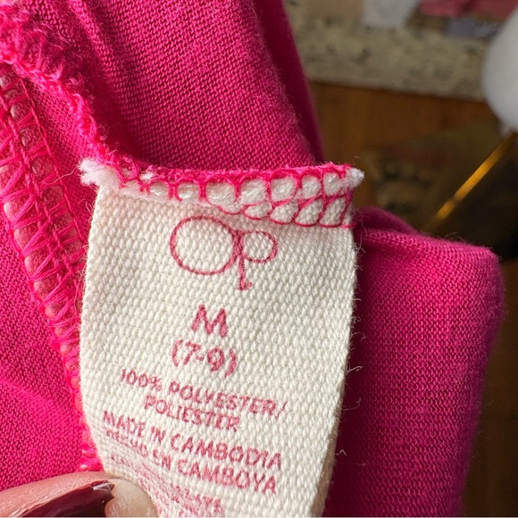 Y2K OP Hot Pink Ruffle Strapless Dress - Picture 6 of 7